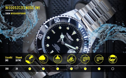 ZEGAREK MĘSKI INVICTA PRO DIVER 24947 - WODOSZCZELNOŚĆ 200m, koperta 40mm ZEGAREK MĘSKI INVICTA PRO DIVER 24947 - WODOSZCZELNOŚĆ 200m, koperta 40mm