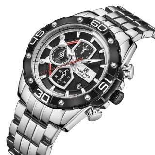 ZEGAREK MĘSKI NAVIFORCE NF8018 - CHRONOGRAF (zn122a) + BOX