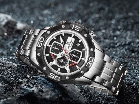 ZEGAREK MĘSKI NAVIFORCE NF8018 - CHRONOGRAF (zn122a) + BOX ZEGAREK MĘSKI NAVIFORCE NF8018 - CHRONOGRAF (zn122a) + BOX