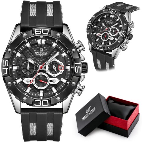 ZEGAREK MĘSKI NAVIFORCE NF8019T - CHRONOGRAF (zn125a) + BOX ZEGAREK MĘSKI NAVIFORCE NF8019T - CHRONOGRAF (zn125a) + BOX