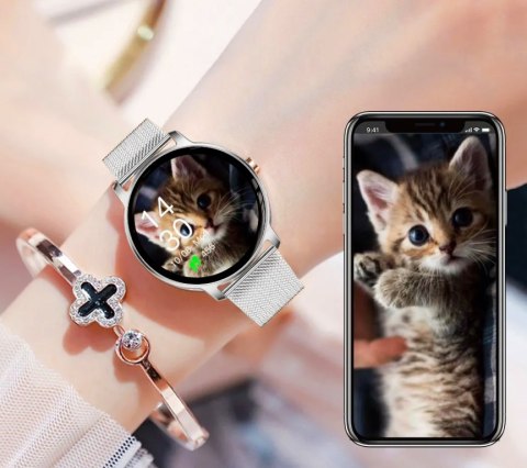 SMARTWATCH DAMSKI Rubicon RNBE66 - WŁASNE TARCZE (sr014d) SMARTWATCH DAMSKI Rubicon RNBE66 - WŁASNE TARCZE (sr014d)