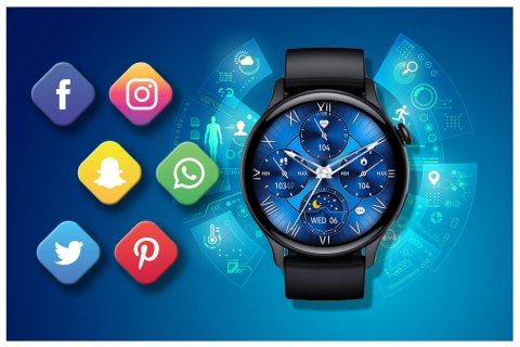 SMARTWATCH DAMSKI Rubicon RNCF10 - TRYBY SPORTOWE, MONITOR SNU (sr055a) SMARTWATCH DAMSKI Rubicon RNCF10 - TRYBY SPORTOWE, MONITOR SNU (sr055a)