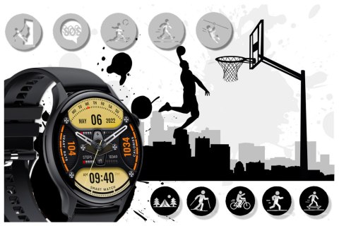 SMARTWATCH DAMSKI Rubicon RNCF10 - TRYBY SPORTOWE, MONITOR SNU (sr055a) SMARTWATCH DAMSKI Rubicon RNCF10 - TRYBY SPORTOWE, MONITOR SNU (sr055a)
