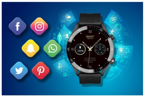 SMARTWATCH MĘSKI GRAVITY GT4-1 - WYKONYWANIE POŁĄCZEŃ, KROKOMIERZ (sg023a) SMARTWATCH MĘSKI GRAVITY GT4-1 - WYKONYWANIE POŁĄCZEŃ, KROKOMIERZ (sg023a)