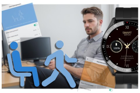SMARTWATCH MĘSKI GRAVITY GT4-1 - WYKONYWANIE POŁĄCZEŃ, KROKOMIERZ (sg023a) SMARTWATCH MĘSKI GRAVITY GT4-1 - WYKONYWANIE POŁĄCZEŃ, KROKOMIERZ (sg023a)