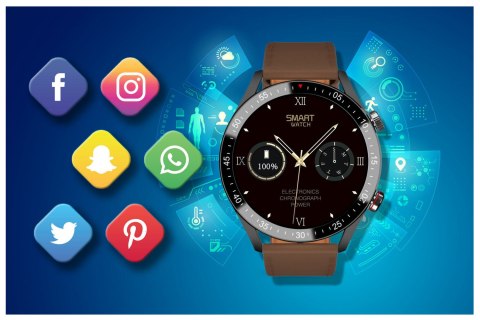 SMARTWATCH MĘSKI GRAVITY GT4-6 - WYKONYWANIE POŁĄCZEŃ, KROKOMIERZ (sg023f) SMARTWATCH MĘSKI GRAVITY GT4-6 - WYKONYWANIE POŁĄCZEŃ, KROKOMIERZ (sg023f)