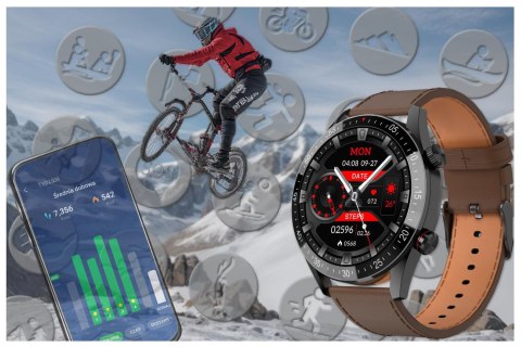 SMARTWATCH MĘSKI GRAVITY GT4-6 - WYKONYWANIE POŁĄCZEŃ, KROKOMIERZ (sg023f) SMARTWATCH MĘSKI GRAVITY GT4-6 - WYKONYWANIE POŁĄCZEŃ, KROKOMIERZ (sg023f)