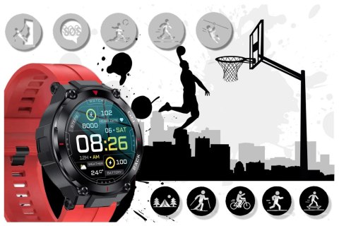 SMARTWATCH MĘSKI GRAVITY GT8-5 - z GPS (sg017e) SMARTWATCH MĘSKI GRAVITY GT8-5 - z GPS (sg017e)