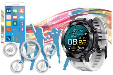 SMARTWATCH MĘSKI GRAVITY GT8-6 - z GPS (sg017f) SMARTWATCH MĘSKI GRAVITY GT8-6 - z GPS (sg017f)