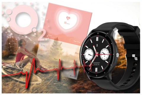SMARTWATCH UNISEX Rubicon RNCF16 - BLUETOOTH CALL, TRENING GOOGLE FIT (sr058b) SMARTWATCH UNISEX Rubicon RNCF16 - BLUETOOTH CALL, TRENING GOOGLE FIT (sr058b)