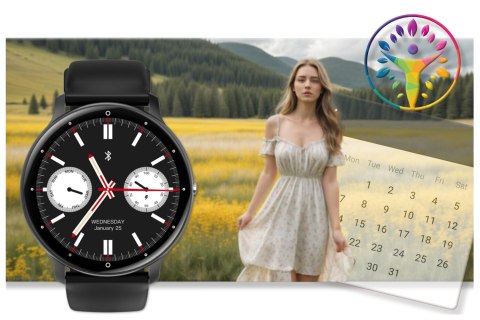 SMARTWATCH UNISEX Rubicon RNCF16 - BLUETOOTH CALL, TRENING GOOGLE FIT (sr058b) SMARTWATCH UNISEX Rubicon RNCF16 - BLUETOOTH CALL, TRENING GOOGLE FIT (sr058b)