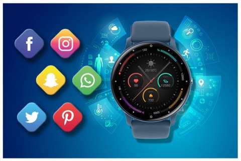 SMARTWATCH UNISEX Rubicon RNCF16 - BLUETOOTH CALL, TRENING GOOGLE FIT (sr058c) SMARTWATCH UNISEX Rubicon RNCF16 - BLUETOOTH CALL, TRENING GOOGLE FIT (sr058c)