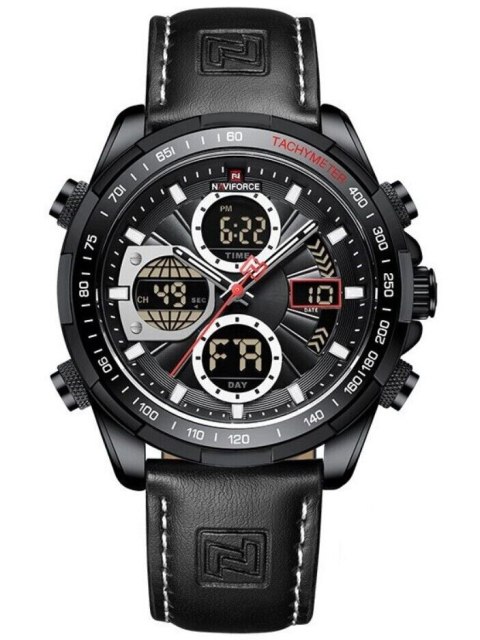 ZEGAREK MĘSKI NAVIFORCE NF9197L B/W/B + BOX ZEGAREK MĘSKI NAVIFORCE NF9197L B/W/B + BOX