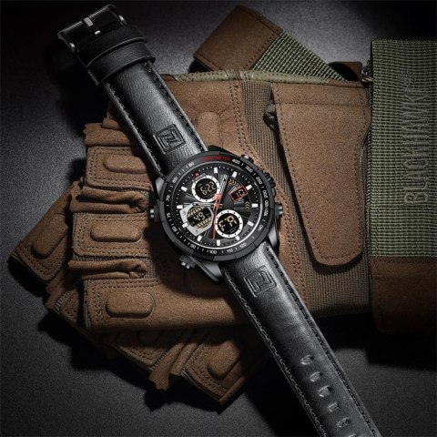ZEGAREK MĘSKI NAVIFORCE NF9197L B/W/B + BOX ZEGAREK MĘSKI NAVIFORCE NF9197L B/W/B + BOX