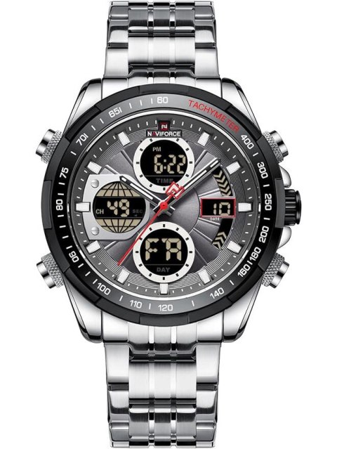 ZEGAREK MĘSKI NAVIFORCE NF9197S S/B/GY + BOX ZEGAREK MĘSKI NAVIFORCE NF9197S S/B/GY + BOX