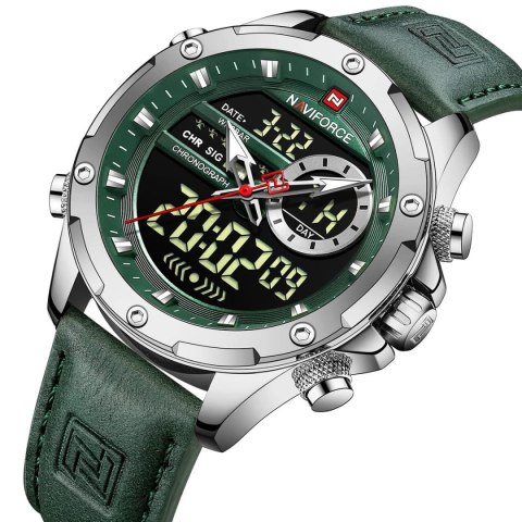 ZEGAREK MĘSKI NAVIFORCE NF9208 S/GN/GN - CHRONOGRAF + BOX ZEGAREK MĘSKI NAVIFORCE NF9208 S/GN/GN - CHRONOGRAF + BOX