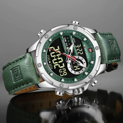 ZEGAREK MĘSKI NAVIFORCE NF9208 S/GN/GN - CHRONOGRAF + BOX ZEGAREK MĘSKI NAVIFORCE NF9208 S/GN/GN - CHRONOGRAF + BOX