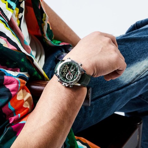 ZEGAREK MĘSKI NAVIFORCE NF9208 S/GN/GN - CHRONOGRAF + BOX ZEGAREK MĘSKI NAVIFORCE NF9208 S/GN/GN - CHRONOGRAF + BOX