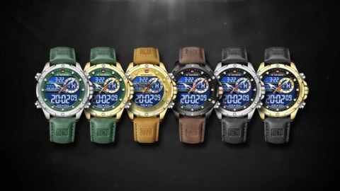 ZEGAREK MĘSKI NAVIFORCE NF9208 S/GN/GN - CHRONOGRAF + BOX ZEGAREK MĘSKI NAVIFORCE NF9208 S/GN/GN - CHRONOGRAF + BOX