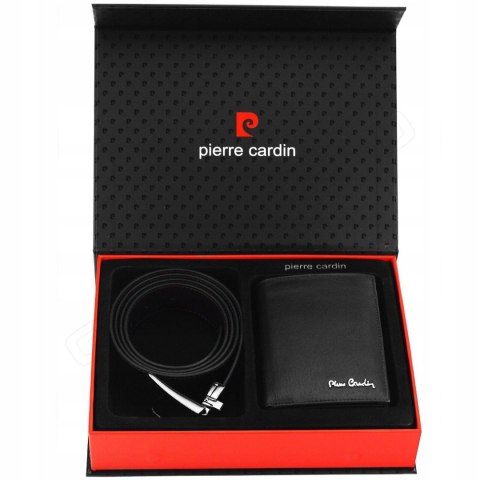 Zestaw prezentowy 4: DWUSTRONNY PASEK + PORTFEL PIERRE CARDIN Zestaw prezentowy 4: DWUSTRONNY PASEK + PORTFEL PIERRE CARDIN