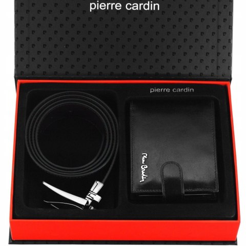 Zestaw prezentowy 9: DWUSTRONNY PASEK + PORTFEL PIERRE CARDIN Zestaw prezentowy 9: DWUSTRONNY PASEK + PORTFEL PIERRE CARDIN
