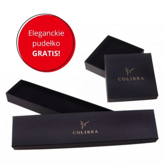 Bransoletka figaro 21 cm (B22/MEN/35/1AG CZ)