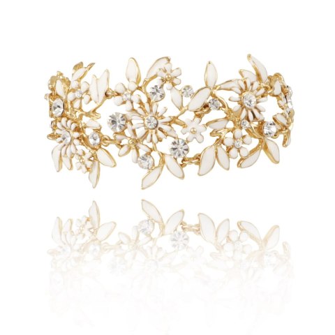 Bransoletka kwiatuszki z kolekcji Wedding Dream (B8157AU/BIEL) Bransoletka kwiatuszki z kolekcji Wedding Dream (B8157AU/BIEL)