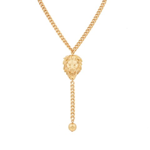 Choker z lwem i kulką (C22/WIO/79AU) Choker z lwem i kulką (C22/WIO/79AU)