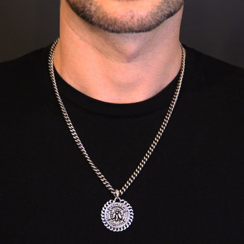 Naszyjnik z monetą Bee (C22/MEN/41AG CZ) Naszyjnik z monetą Bee (C22/MEN/41AG CZ)