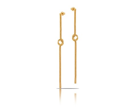 Kolczyki wiszące supełki z kolekcji Classic (P10776AU) Kolczyki wiszące supełki z kolekcji Classic (P10776AU)
