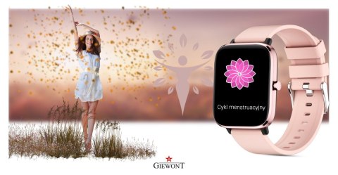 Smartwatch Giewont Dynamic SmartCall GW230-1 - Rose Gold/Powder Pink Smartwatch Giewont Dynamic SmartCall GW230-1 - Rose Gold/Powder Pink