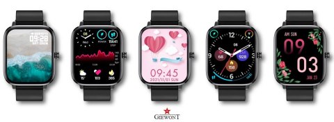 Smartwatch Giewont Dynamic SmartCall GW230-2 - Carbon/Carbon Smartwatch Giewont Dynamic SmartCall GW230-2 - Carbon/Carbon