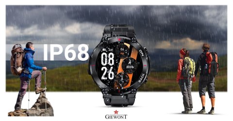 Smartwatch Giewont Pionier GPS GW460-1 - Carbon Smartwatch Giewont Pionier GPS GW460-1 - Carbon