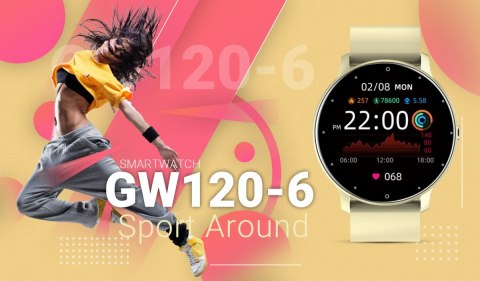Smartwatch Giewont Sport Around GW120-6 - Ivory Effect Smartwatch Giewont Sport Around GW120-6 - Ivory Effect