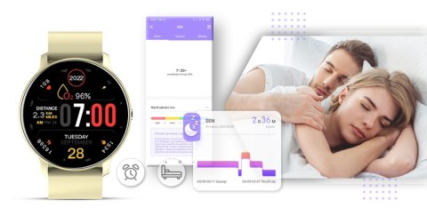 Smartwatch Giewont Sport Around GW120-6 - Ivory Effect Smartwatch Giewont Sport Around GW120-6 - Ivory Effect
