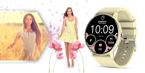 Smartwatch Giewont Sport Around GW120-6 - Ivory Effect Smartwatch Giewont Sport Around GW120-6 - Ivory Effect