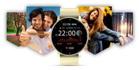 Smartwatch Giewont Sport Around GW120-6 - Ivory Effect Smartwatch Giewont Sport Around GW120-6 - Ivory Effect