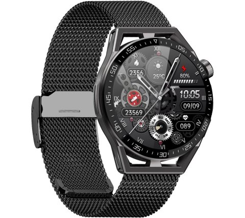 Smartwatch Rubicon RNCE88-2 Czarny- Czarny Pasek Silikonowy + Czarna Bransoleta Smartwatch Rubicon RNCE88-2 Czarny- Czarny Pasek Silikonowy + Czarna Bransoleta