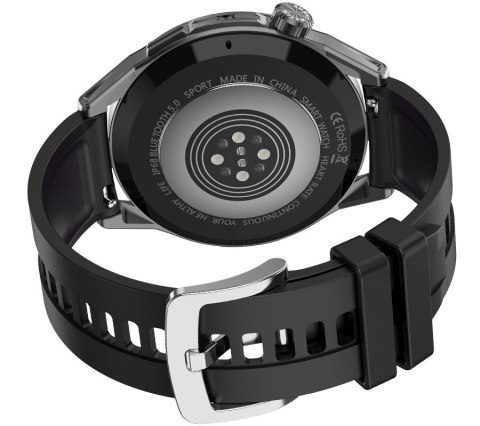 Smartwatch Rubicon RNCE88-2 Czarny- Czarny Pasek Silikonowy + Czarna Bransoleta Smartwatch Rubicon RNCE88-2 Czarny- Czarny Pasek Silikonowy + Czarna Bransoleta