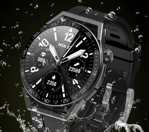 Smartwatch Rubicon RNCE88-2 Czarny- Czarny Pasek Silikonowy + Czarna Bransoleta Smartwatch Rubicon RNCE88-2 Czarny- Czarny Pasek Silikonowy + Czarna Bransoleta