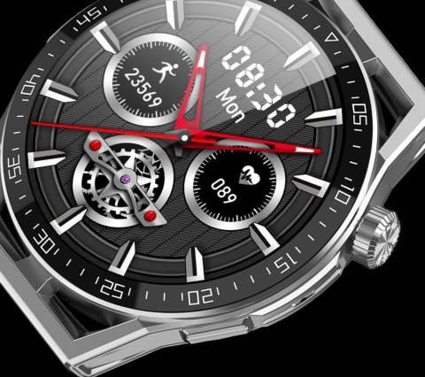 Smartwatch Rubicon RNCE88-2 Czarny- Czarny Pasek Silikonowy + Czarna Bransoleta Smartwatch Rubicon RNCE88-2 Czarny- Czarny Pasek Silikonowy + Czarna Bransoleta