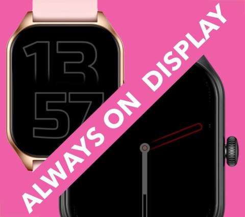 Smartwatch Rubicon RNCF03-1 Czarny+ Niebiesko-Pomarańczowy Pasek Parciany Smartwatch Rubicon RNCF03-1 Czarny+ Niebiesko-Pomarańczowy Pasek Parciany