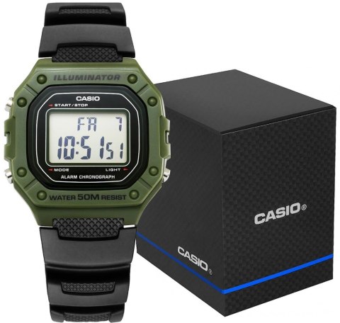 Zegarek Męski CASIO W-218H-3AVEF + BOX Zegarek Męski CASIO W-218H-3AVEF + BOX