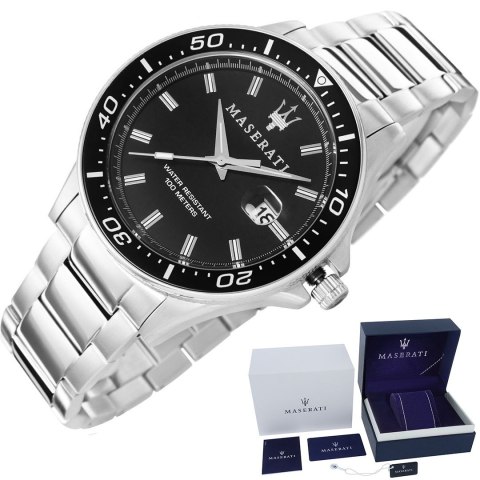 Zegarek Męski MASERATI Sfida R8853140002 + BOX Zegarek Męski MASERATI Sfida R8853140002 + BOX