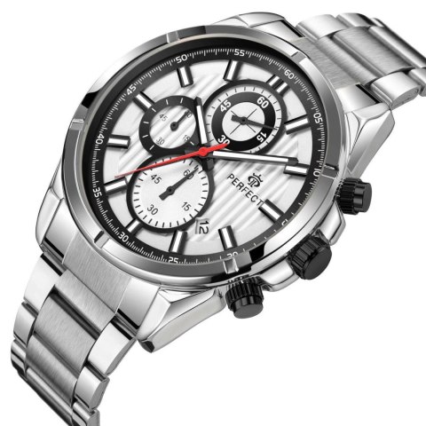 Zegarek Męski Perfect Chronograf CH03M-04 + Box Zegarek Męski Perfect Chronograf CH03M-04 + Box