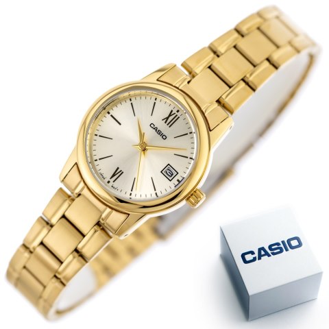 ZEGAREK DAMSKI CASIO LTP-V002G-9B3 + BOX ZEGAREK DAMSKI CASIO LTP-V002G-9B3 + BOX
