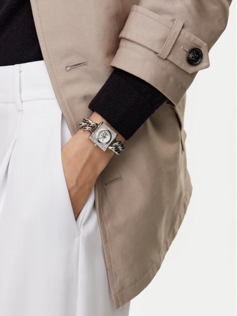 ZEGAREK DAMSKI Michael Kors Chain Lock MK4718 + BOX ZEGAREK DAMSKI Michael Kors Chain Lock MK4718 + BOX
