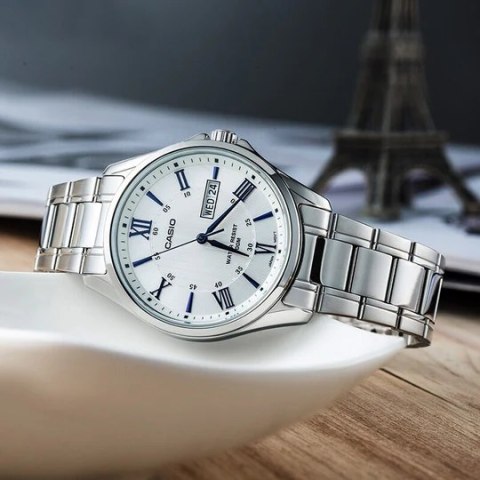 ZEGAREK MĘSKI CASIO MTP 1384D-7A2 (zd108b) + BOX ZEGAREK MĘSKI CASIO MTP 1384D-7A2 (zd108b) + BOX