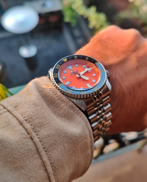 ZEGAREK MĘSKI SEIKO 5 SPORTS SSK005K1 GMT AUTOMAT WR100 + BOX ZEGAREK MĘSKI SEIKO 5 SPORTS SSK005K1 GMT AUTOMAT WR100 + BOX
