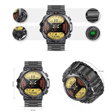 Smartwatch Gravity GT7-2 PRO Smartwatch Gravity GT7-2 PRO